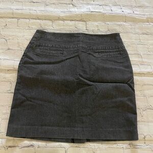 Darjoni Charcoal Denim Pencil Skirt